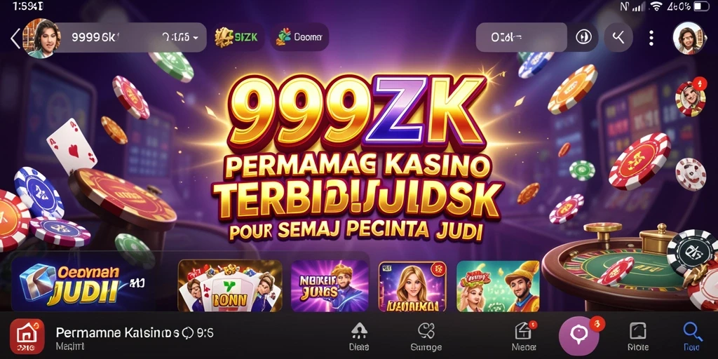 Screenshot 999ZK menampilkan gameplay Kasino yang seru dan mendebarkan.