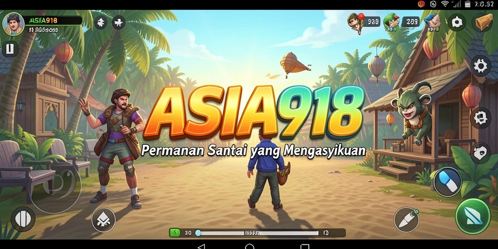 Tampilan gameplay ASIA918 yang menarik dan ceria.