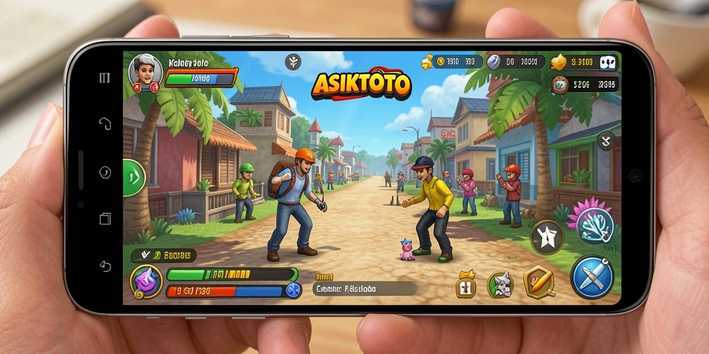 Menampilkan gameplay ASIKTOTO dengan keseruan penuh warna.