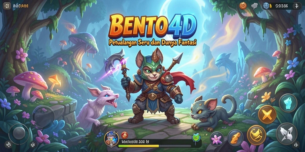 Screenshot dari gameplay BENTO4D yang epik dan penuh petualangan.
