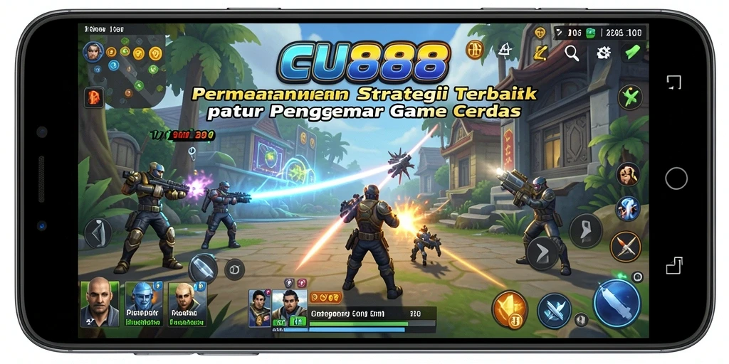 Tampilan gameplay CU888 yang memukau dalam pertempuran strategi.