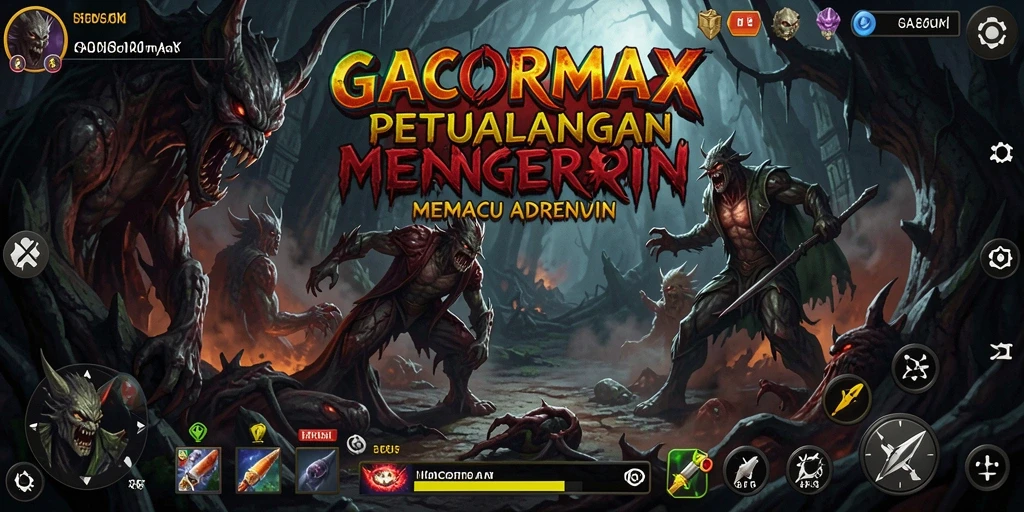 Gameplay GACORMAX yang mengerikan dan menegangkan.