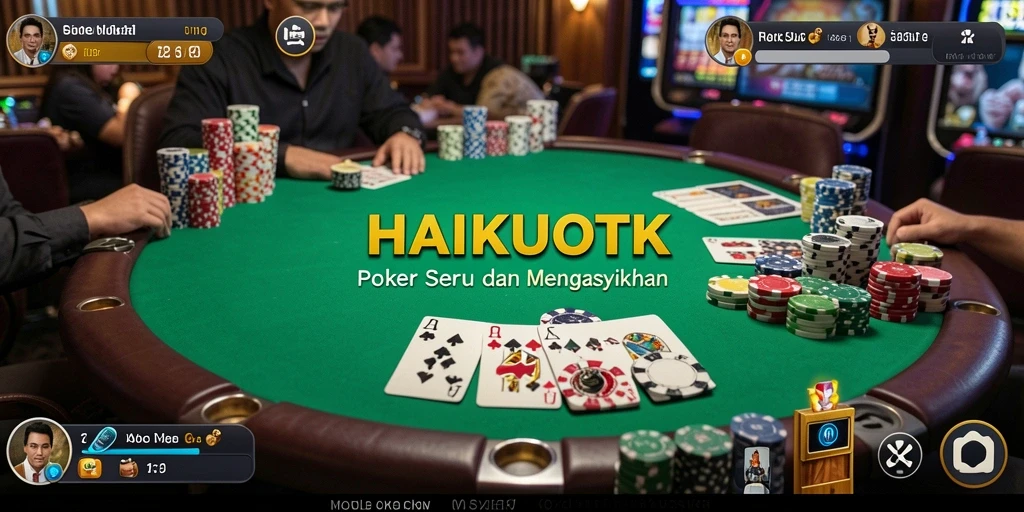 Tampilan screenshot HAIKUOTK saat gameplay poker yang seru.