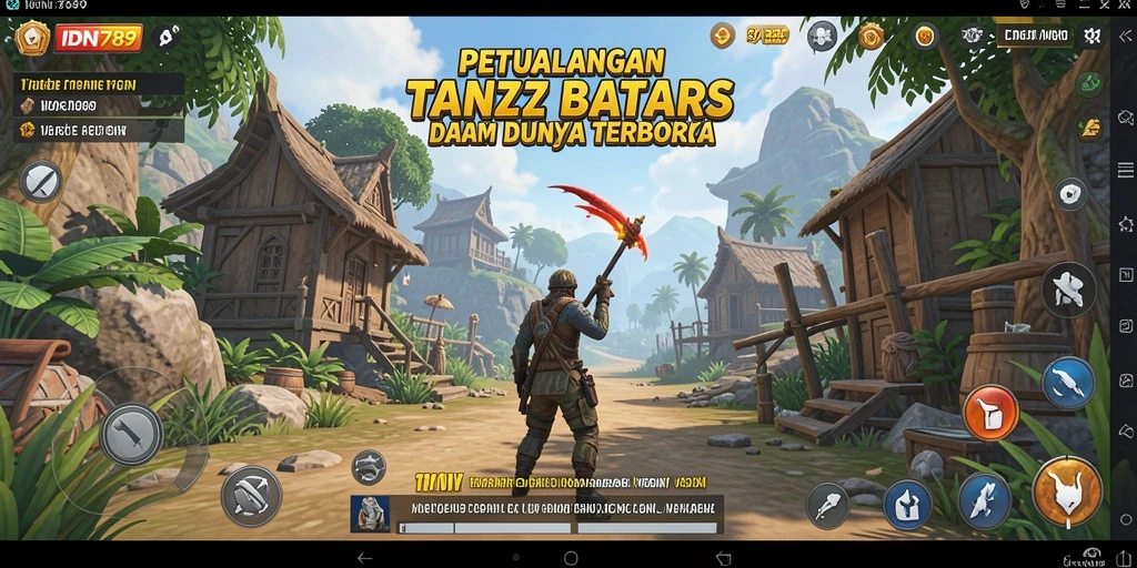 Tampilan gameplay yang memukau dari IDN789 dalam dunia terbuka.
