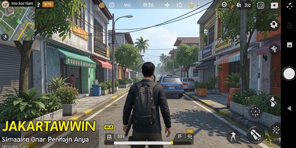 Tangkapan layar menunjukkan gameplay menarik dari JAKARTAWIN.