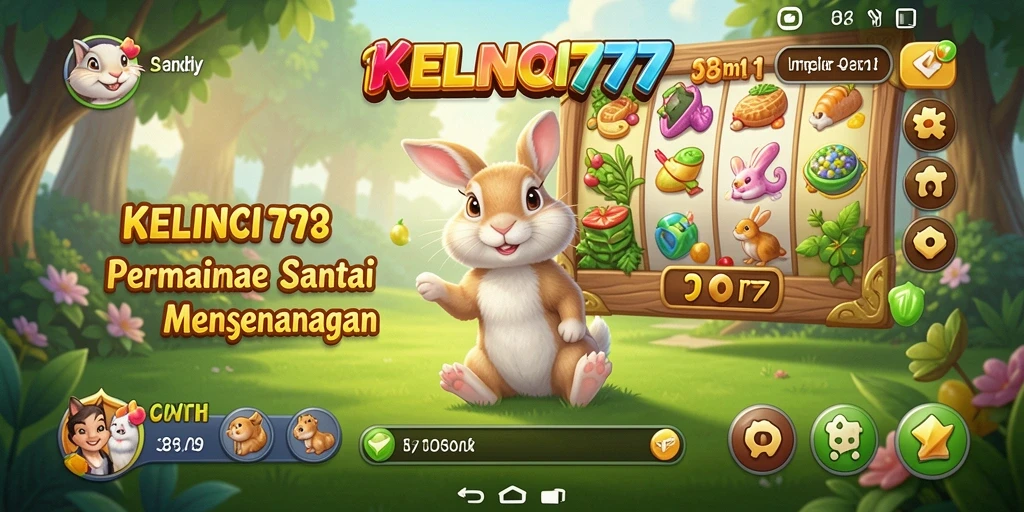 Screenshot menunjukkan gameplay seru dan menyenangkan di KELINCI777.