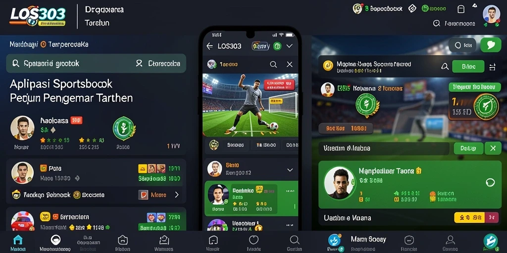 Screenshot gameplay LOS303 menunjukkan taruhan olahraga yang seru.