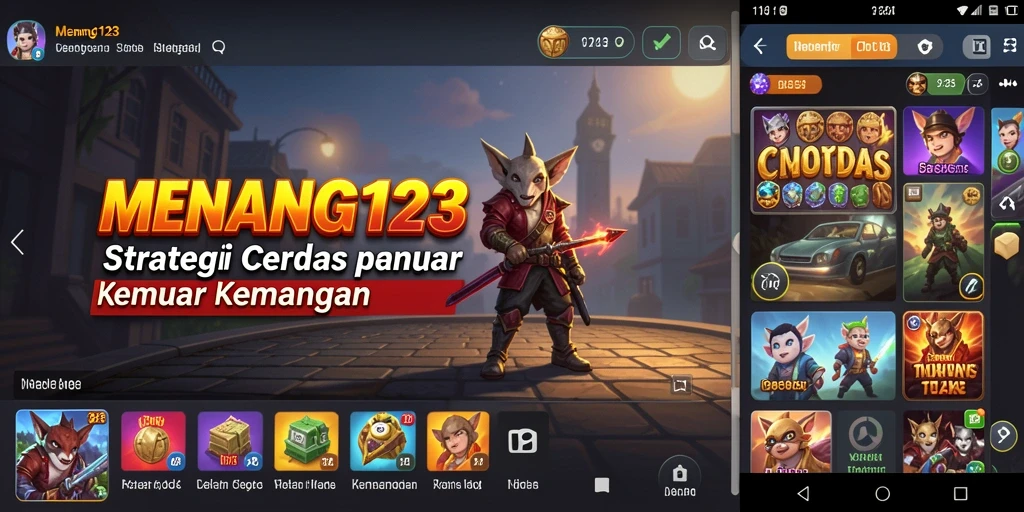 Tangkapan layar MENANG123 menampilkan momen strategis dalam gameplay.