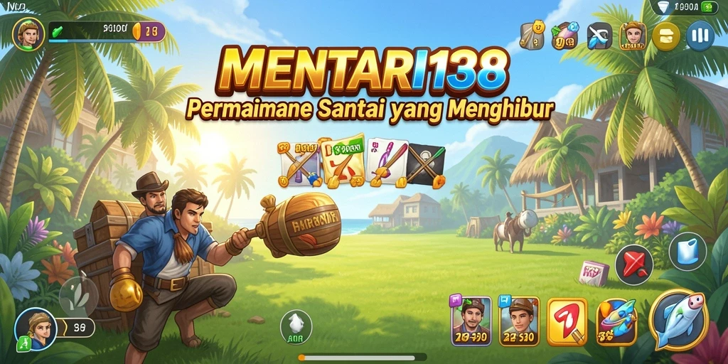 Tampilan gameplay seru dari MENTARI138 yang penuh warna.