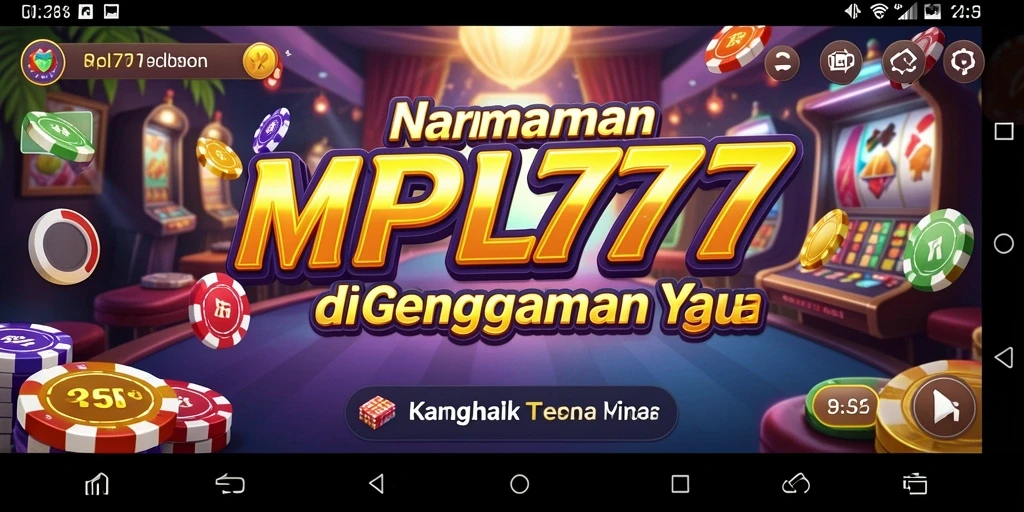 Screenshot MPL777 menampilkan momen seru dalam permainan kasino.