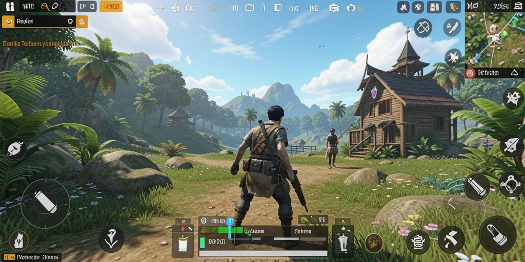 Gameplay MPOID menunjukkan eksplorasi dunia terbuka yang epik.