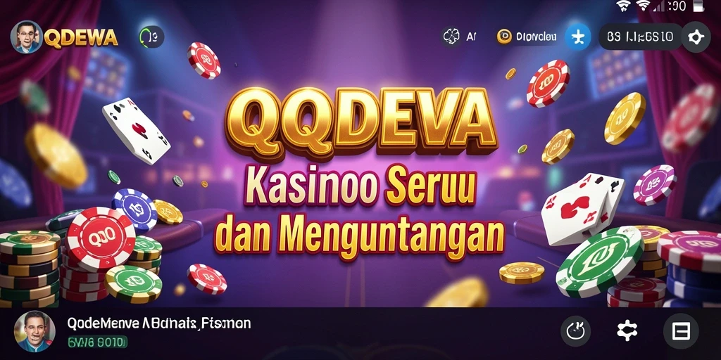 Screenshot gameplay QQDEWA menampilkan keseruan permainan Kasino yang menantang.