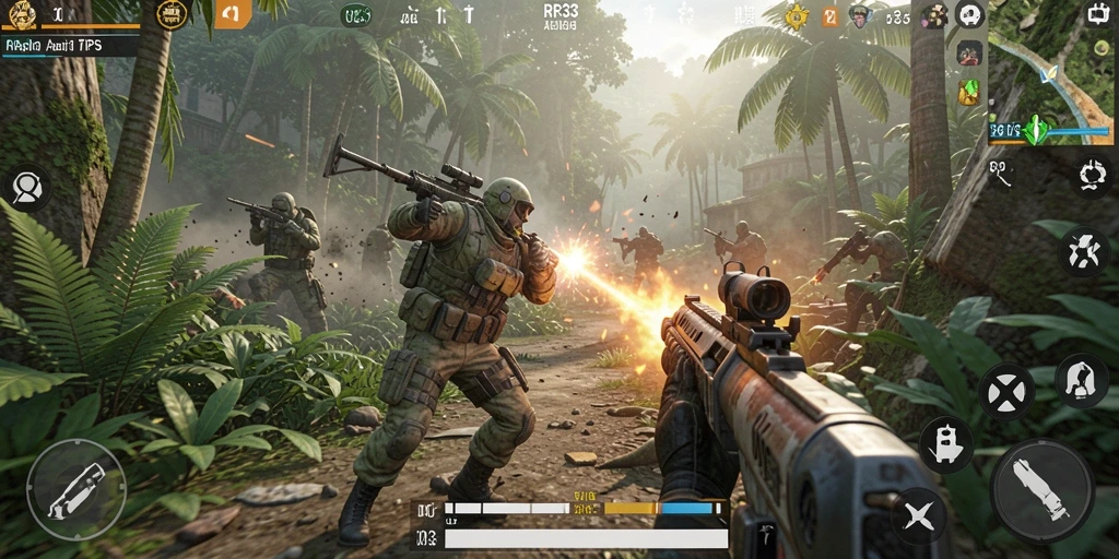 Screenshot gameplay dari RR33 yang menampilkan aksi mendebarkan.