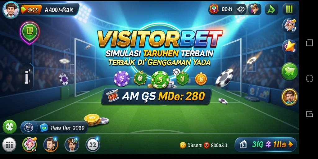 Tampilan screenshot gameplay VISITORBET yang menampilkan suasana taruhan yang mendebarkan.