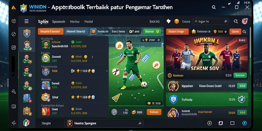 Tangkapan layar <strong>WINIDN</strong> menunjukkan pengalaman taruhan olahraga yang mendebarkan.