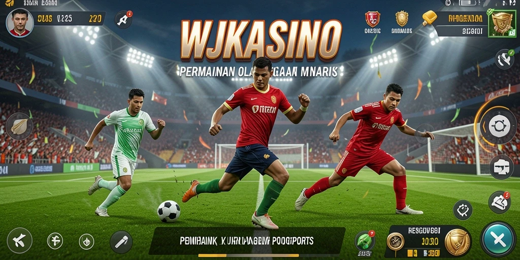 Menampilkan gameplay kompetitif dalam WJKASINO yang seru.